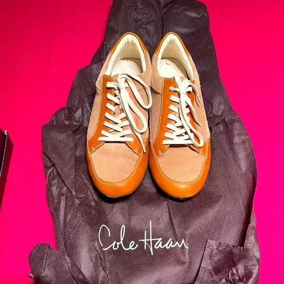 Cole Haan | Shoes | Cole Haan Air Grant Lace Ups Tan And  display picture 1